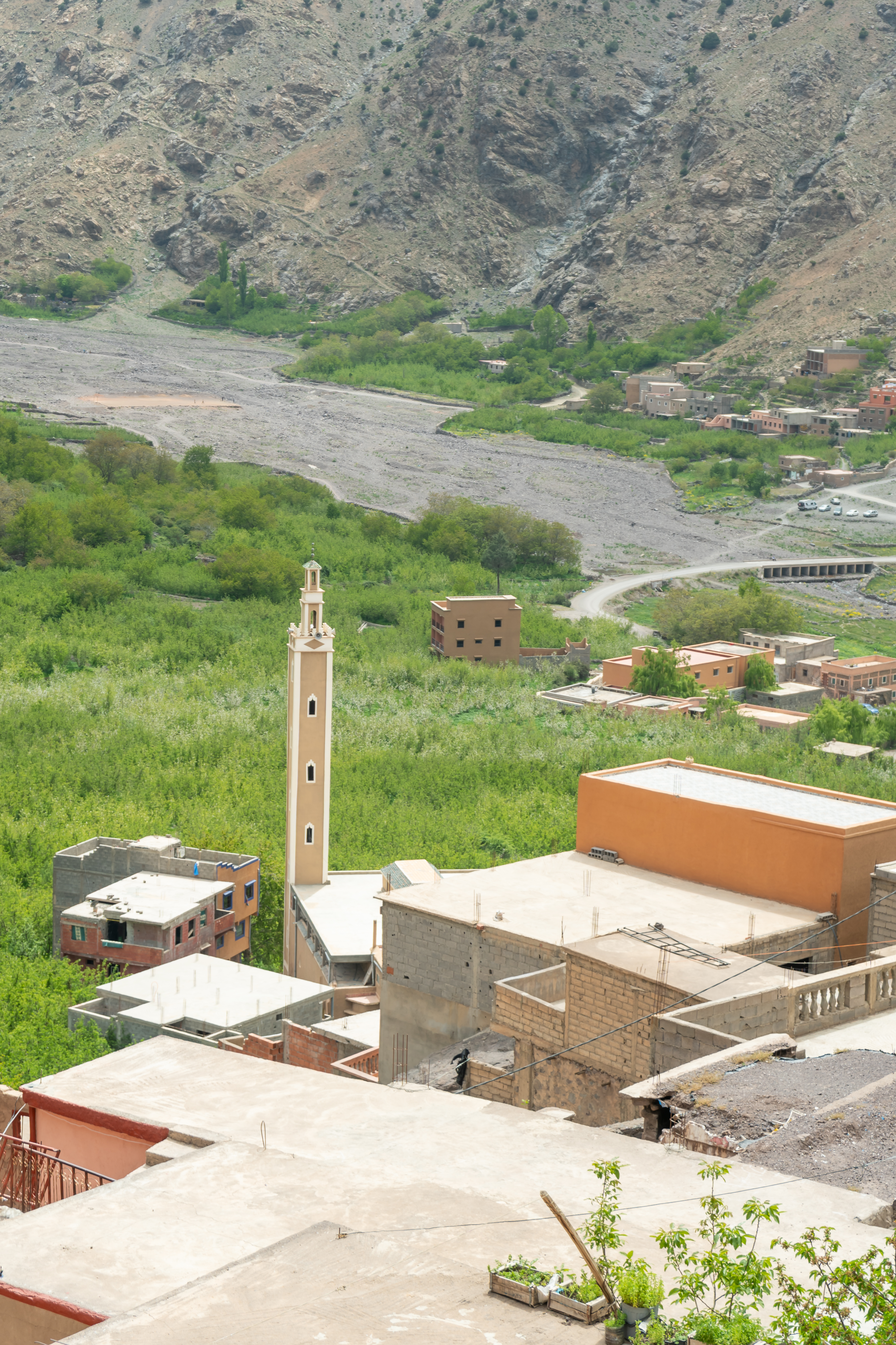Private courtyards at Villa des orangers, Morocco